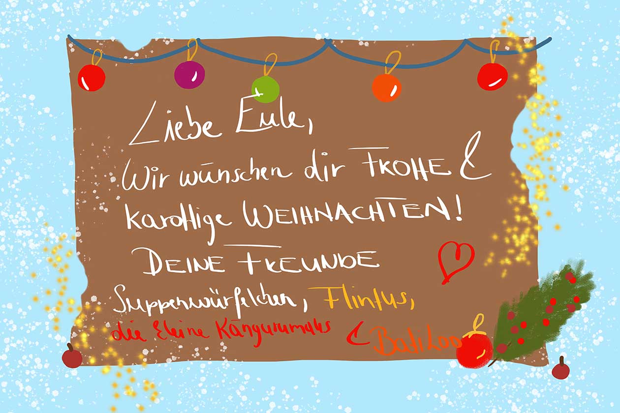 Weihnachtskarte basteln